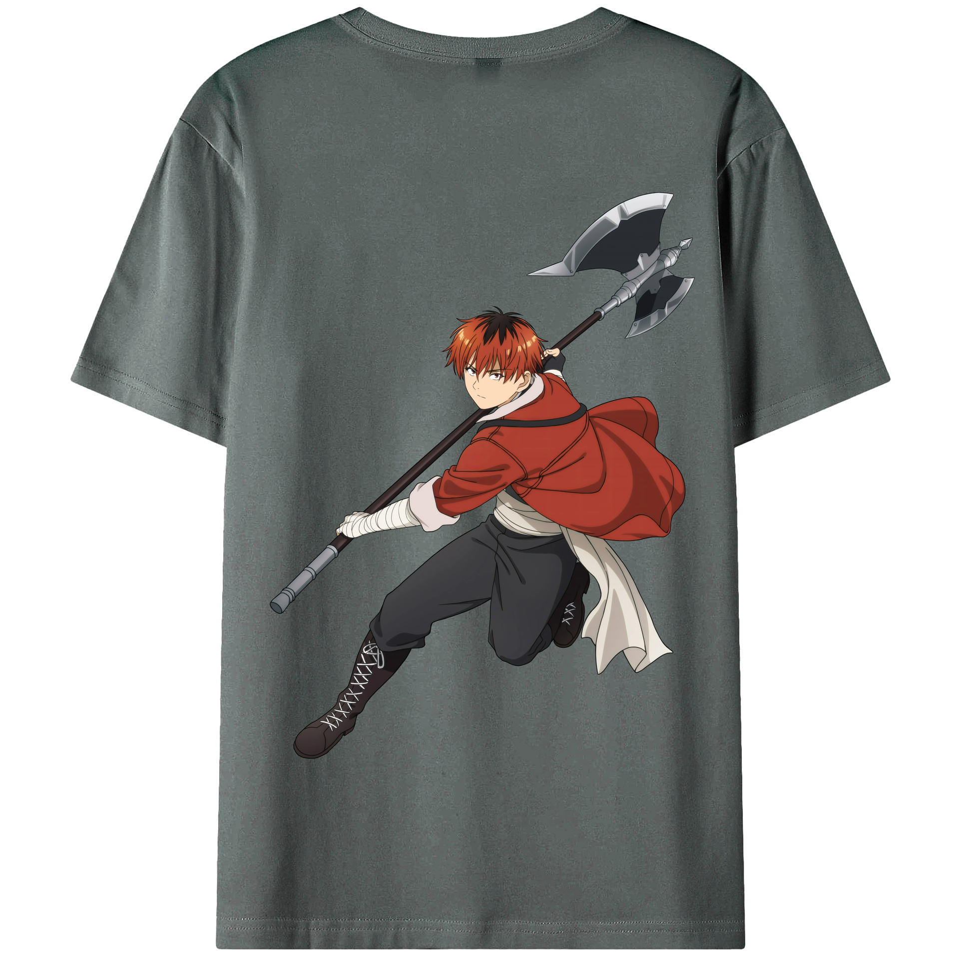 （画像用） 葬送のフリーレン Frieren 綿100％半袖Tシャツ（背面プリント）